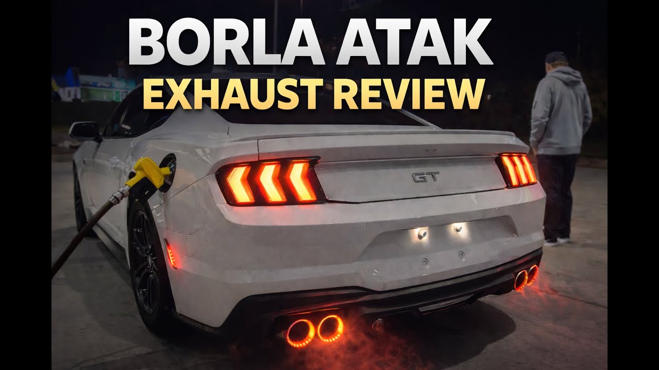 Borla ATAK Cat-Back Exhaust with Carbon Fiber Tips and Active Exhaust Review on 5.0 s650