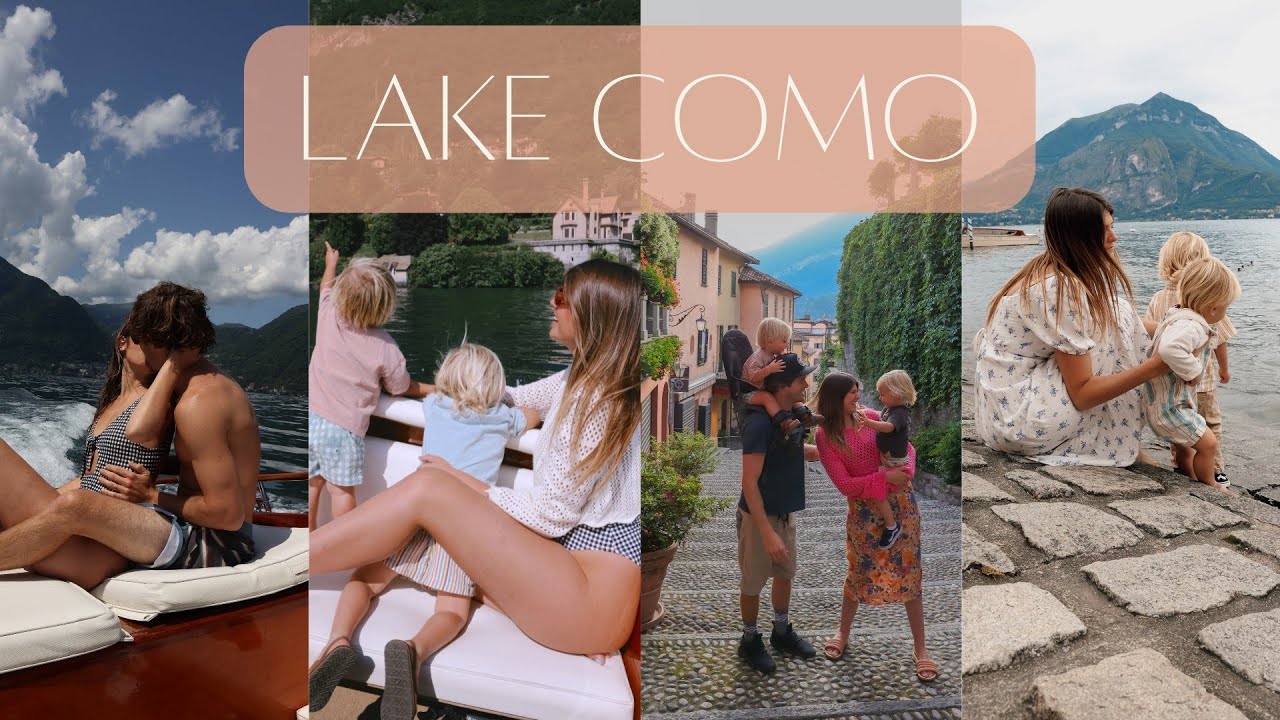 LAKE COMO ITALY FAMILY VLOG | Exploring with 2 little kids