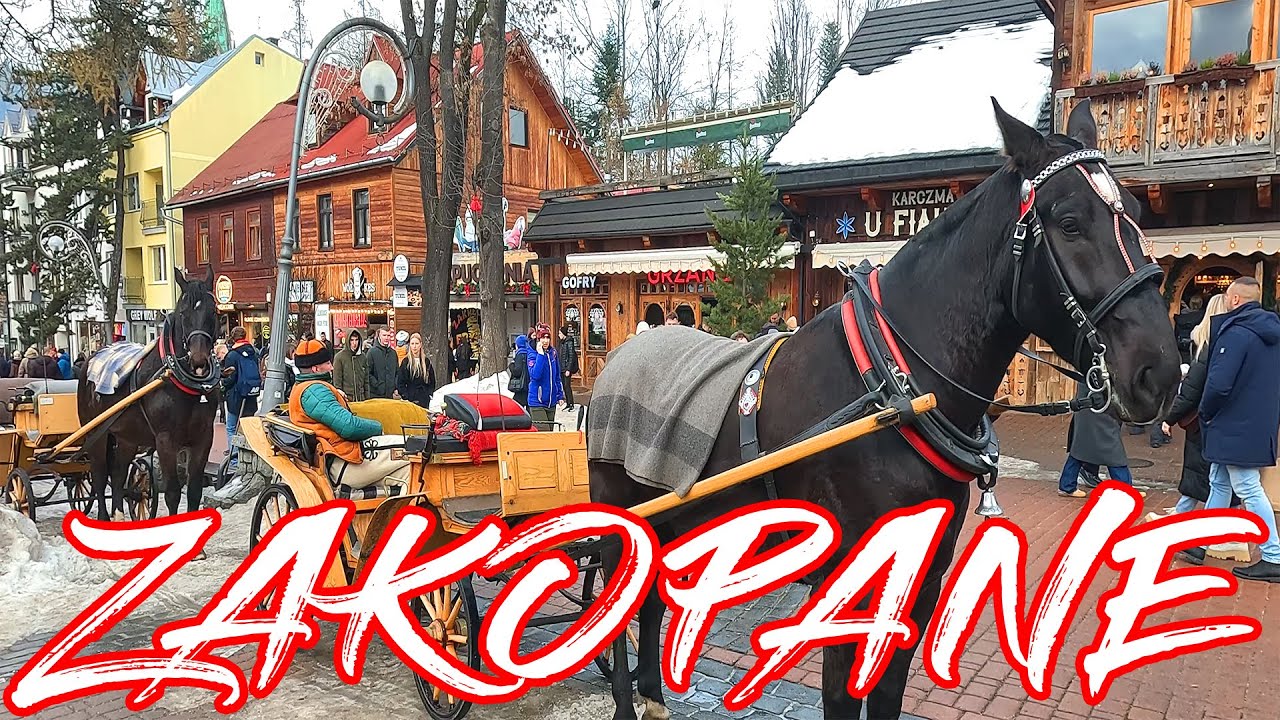 ZAKOPANE KRUPÓWKI GRUDZIEŃ 2025 | Walking Through  | part 2 [4K UltraHD]