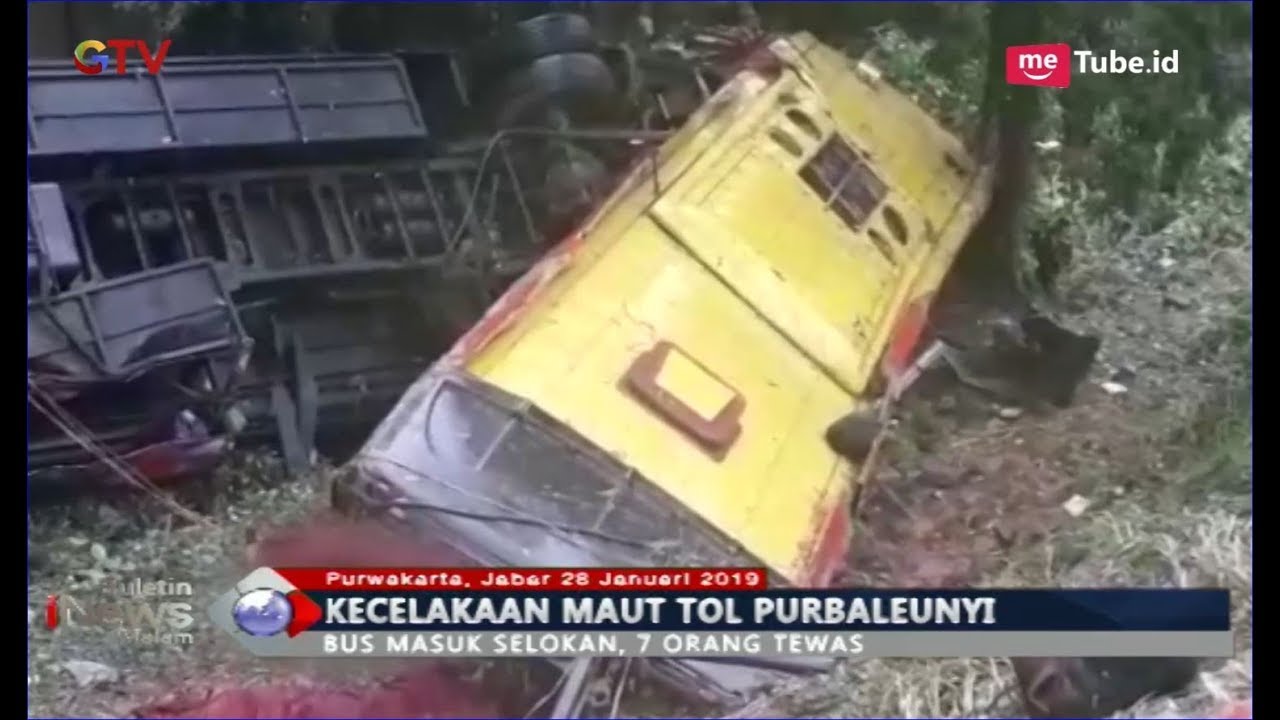 Kecelakaan Maut Bus Bima Suci di Tol Purbaleunyi Tewaskan 7 Penumpang - BIM 28/01