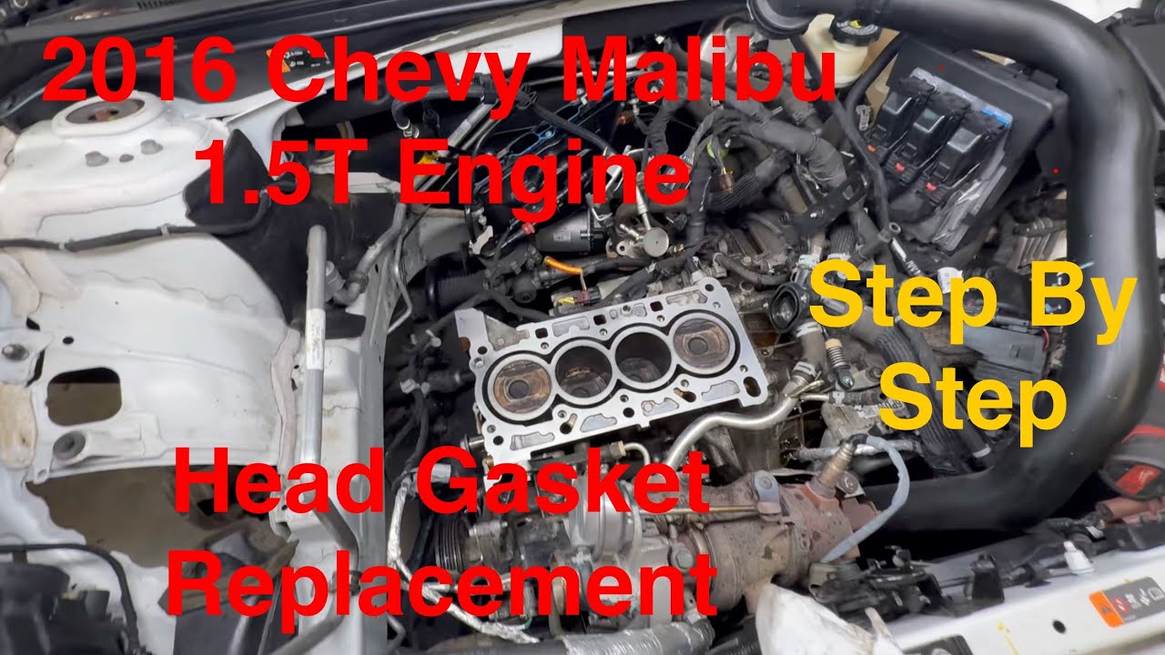 2016 Chevy Malibu 1.5T Head Gasket Replacement (Step By Step!)