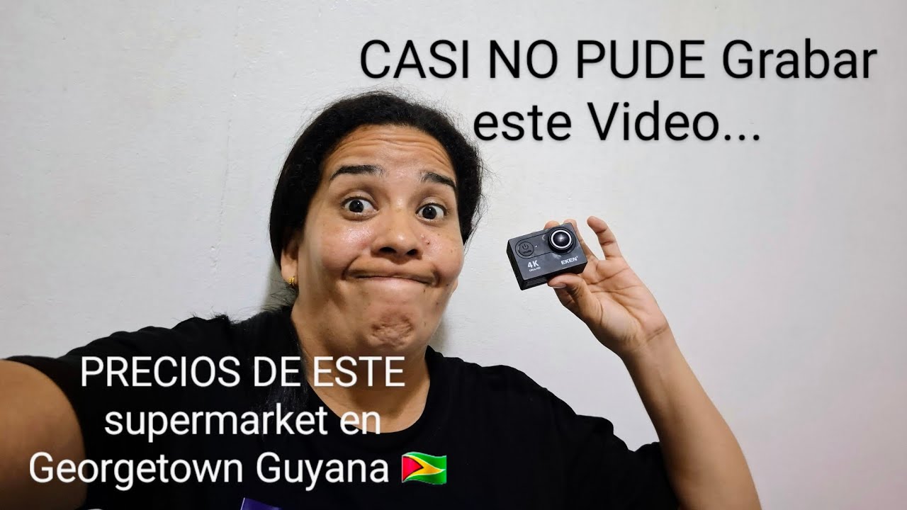 Casi no les pude grabar  este video 😢 precios de  Un super Mercado en Guyana 🇬🇾2025