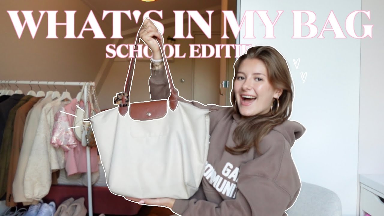 WHAT'S IN MY LONGCHAMP 🩷 | HBO Schoolbag Edition 👜
