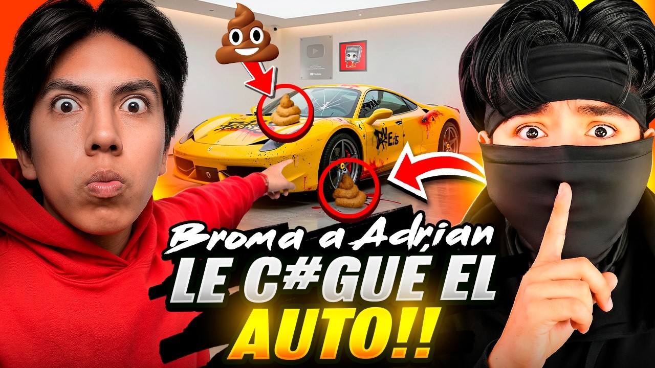BROMA PESADA ME C4GUE EN SU AUTO Y TERMINO MAL!