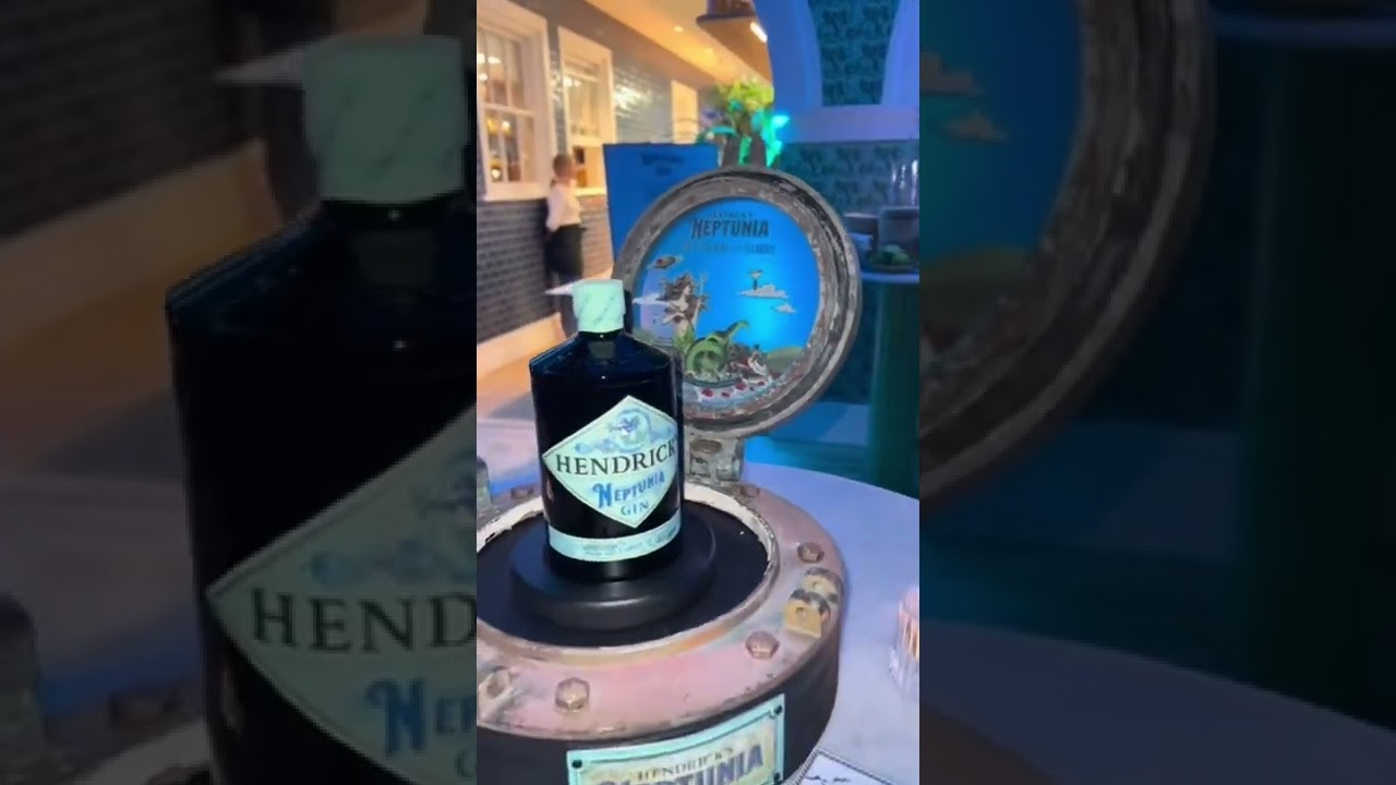 Come with me to Hendrick&rsquo;s Neptunia gin opening night | ABR #shorts #bestrecipesau #gin #hendricks