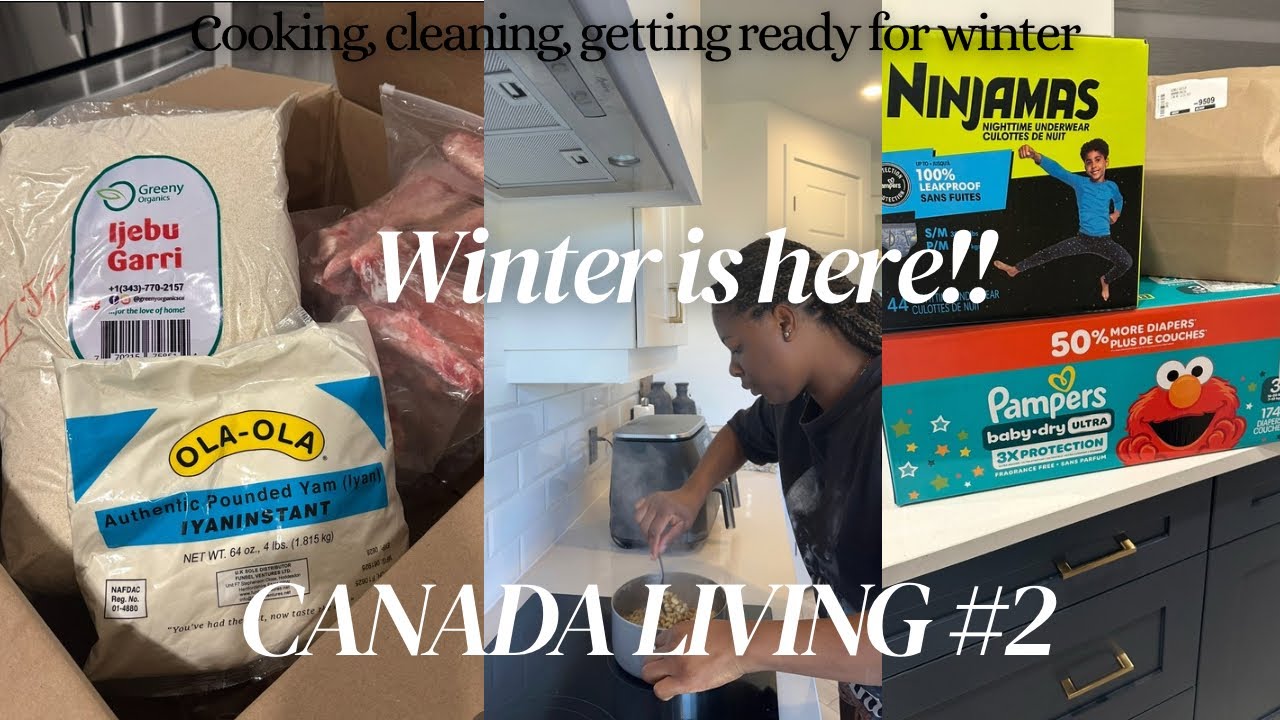 Gearing up for Winter in our coldest city yet||Grocery Delivery||African Grocery deliveries
