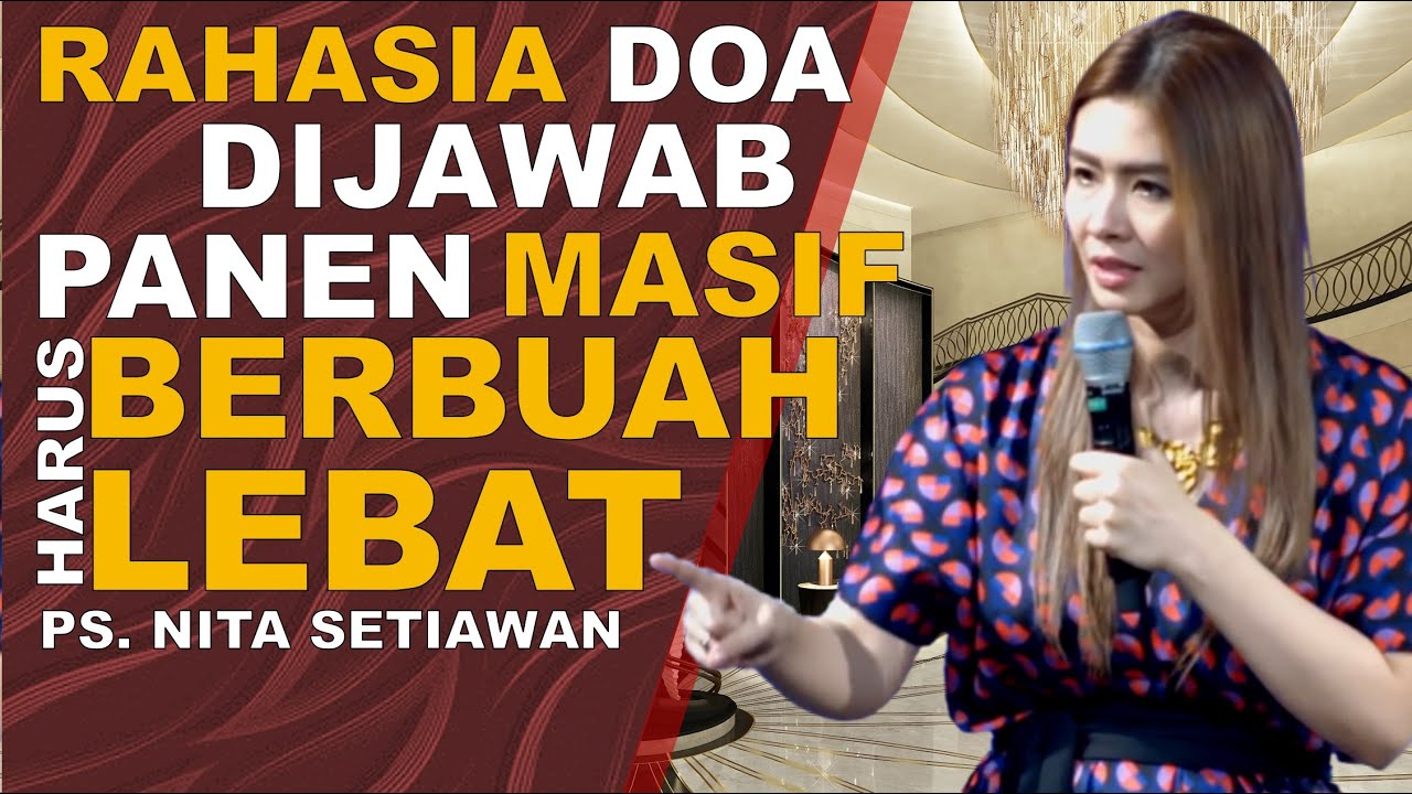 PANEN MASIF, HARUS BERBUAH LEBAT | Ps Nita Setiawan #nitasetiawan #keluargaallah