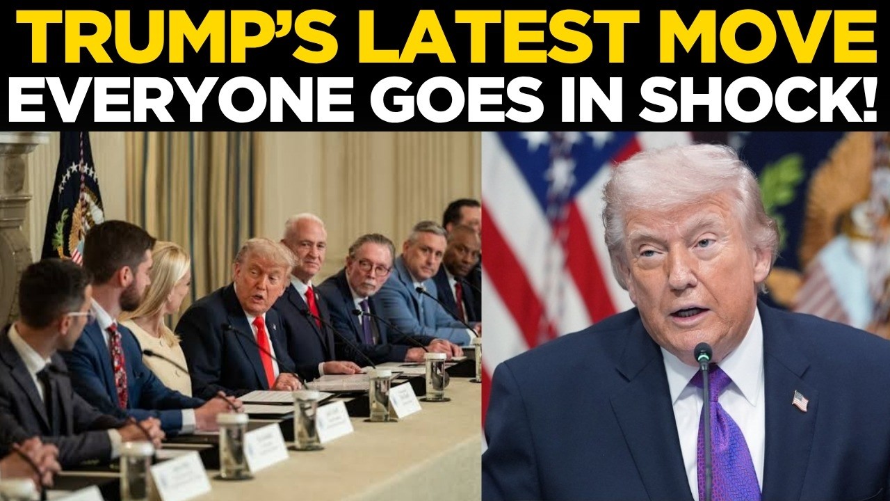 Breaking News LIVE: Trump Takes Part in Key Roundtable Discussion | Trump On Iran | US News LIVE
