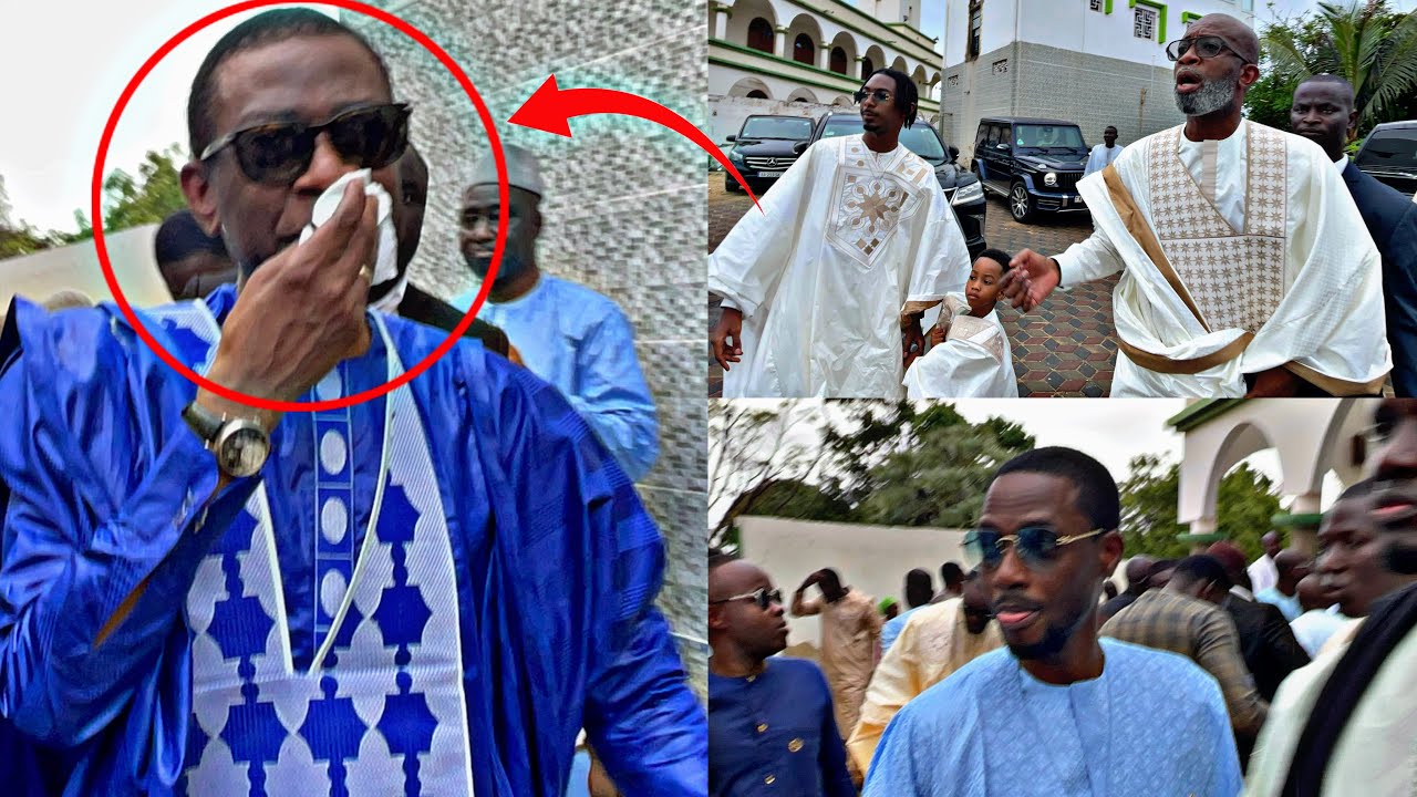 Youssou Ndour en larmes devant Bouba Ndour et Philip Ndour oh c triste 😭😭