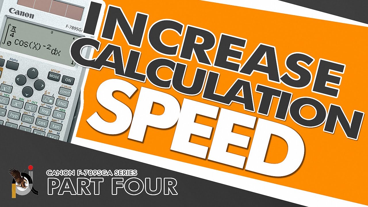 Canon F-789 SGA: Increase Calculation Speed by THREE TIMES (PART 4)