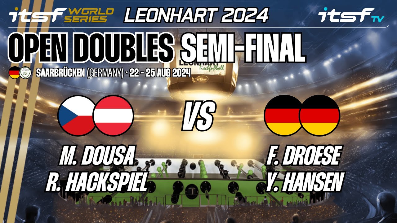 M. Douša/R. Hackspiel vs F. Droese/Y. Hansen - Open Doubles - Semi-Final - ITSF WS Leonhart 2024