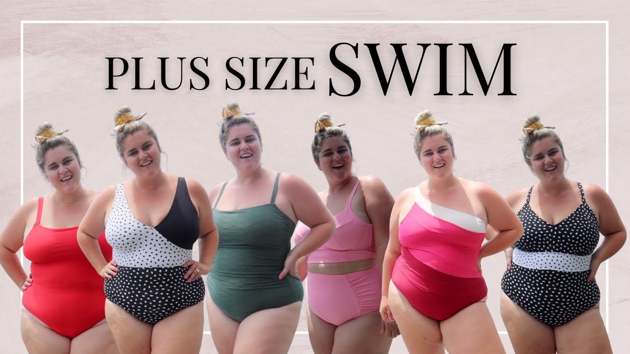 PLUS SIZE SWIM TRY ON 2021 | best suits for curvy girls | summersalt, aerie, lands end, old navy