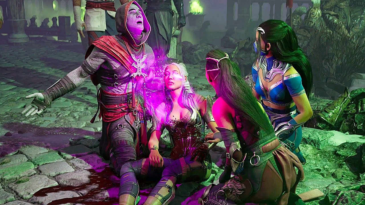 Mortal Kombat 1 Evil Sindel Kills Sindel Scene MK1 (2023)