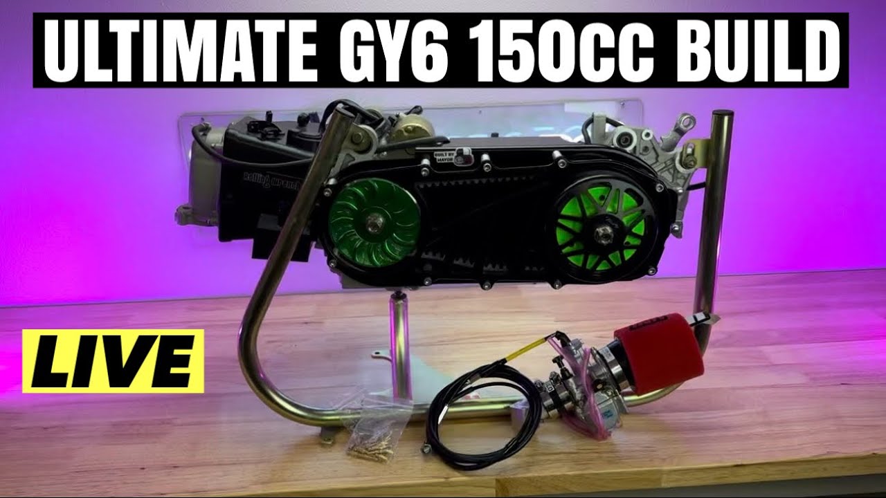 Как построить лучший двигатель GY6 объёмом 150 куб. см — РЕДАКЦИЯ В РЕЖИМЕ РЕАЛЬНОГО ВРЕМЕНИ