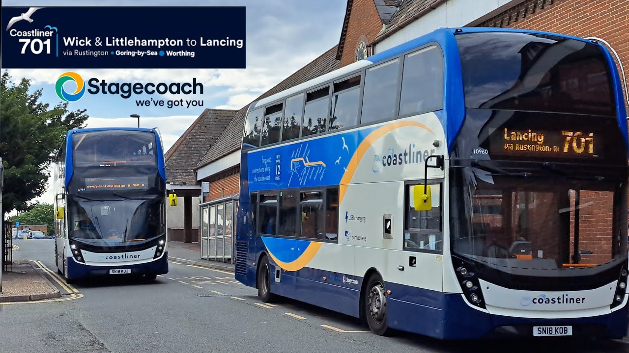 Stagecoach South: 701 Wick to Lancing Via Littlehampton, Rustington, Goring-by-Sea & Worthing