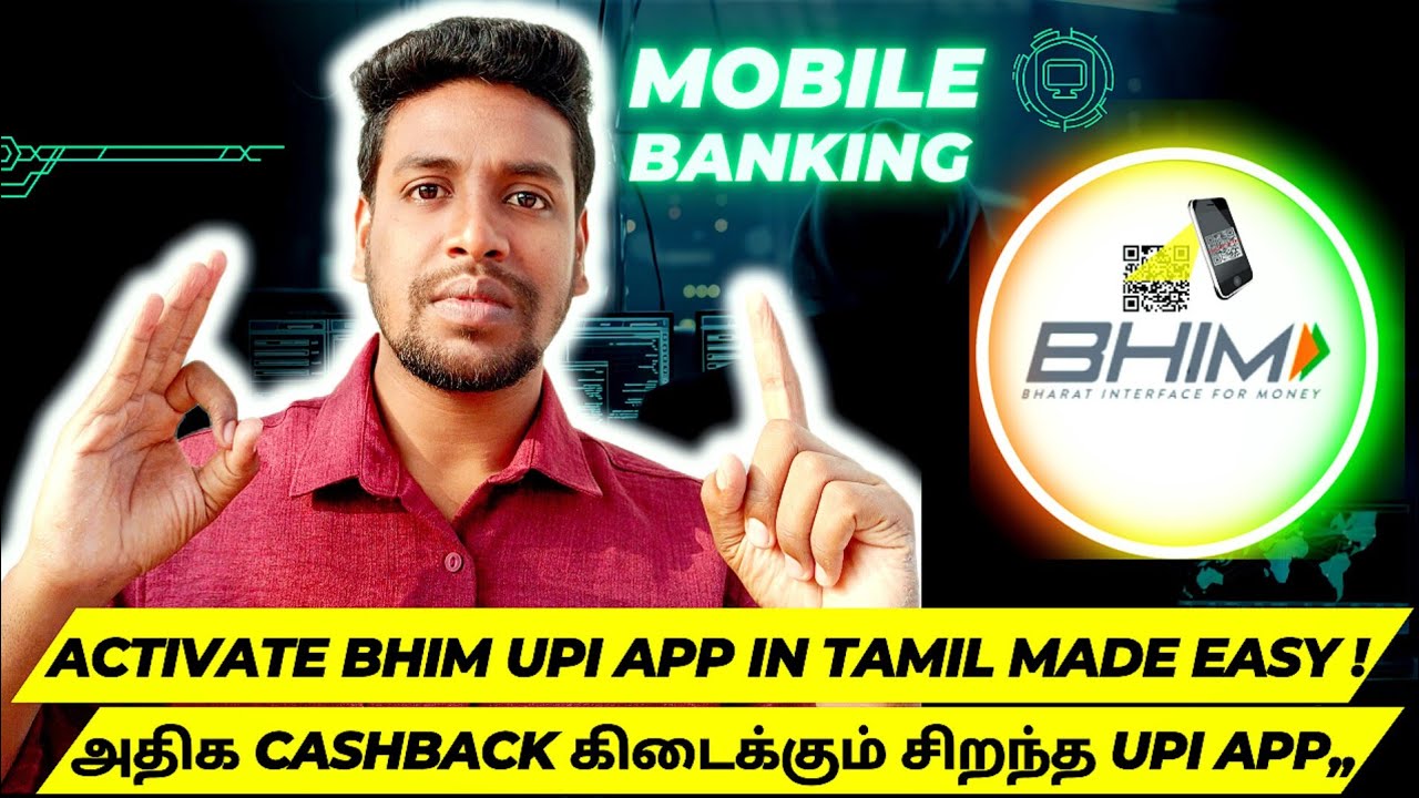 Activate BHIM UPI App in TAMIL Made Easy! | How to open bhim upi account