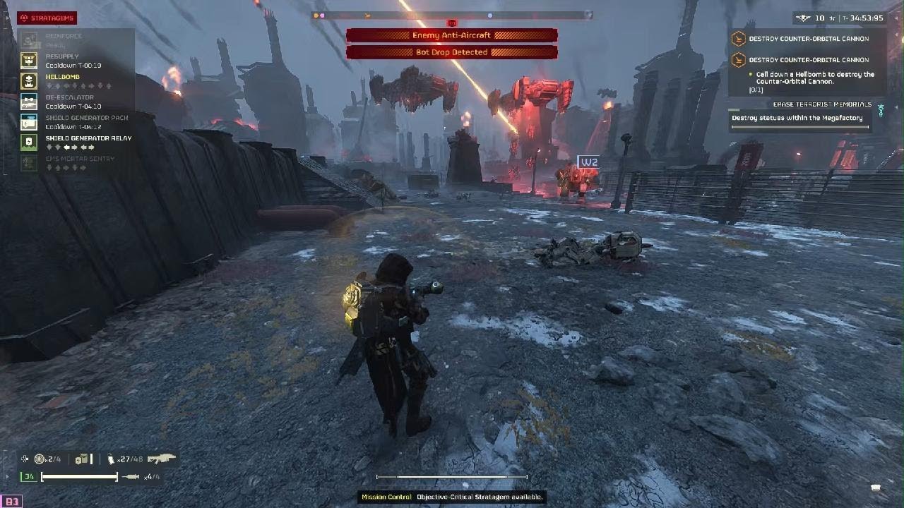 HELLDIVERS 2_ lone wolf survive and die