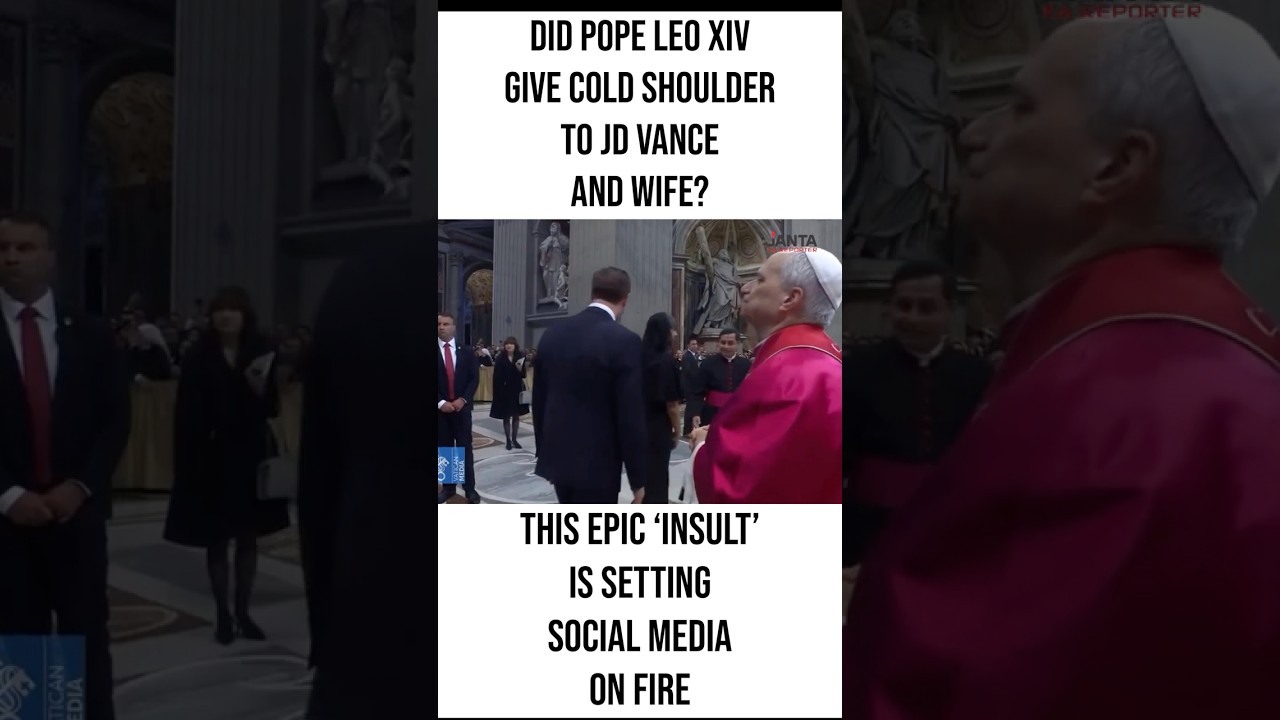 New Pope&rsquo;s reaction after meeting JD Vance and his wife goes viral | Janta Ka Reporter