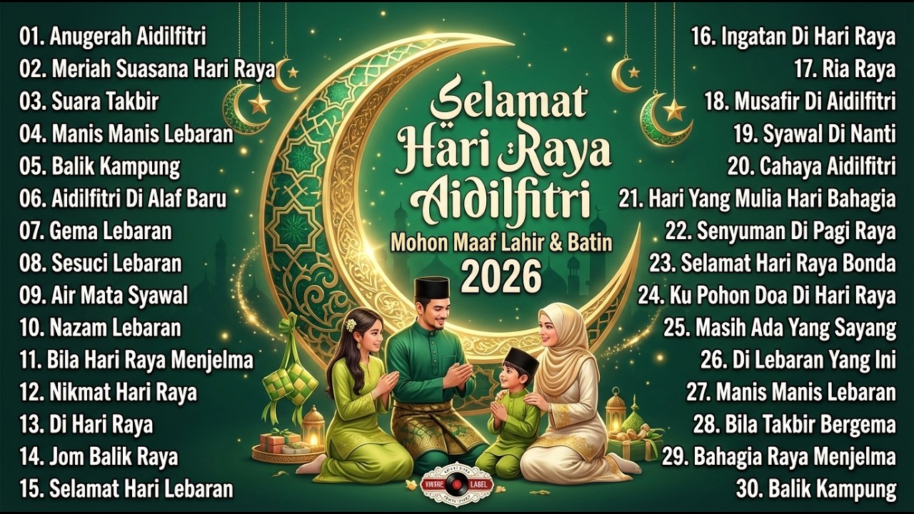 KOLEKSI LAGU RAYA EVERGREEN TERBAIK SEPANJANG ZAMAN
