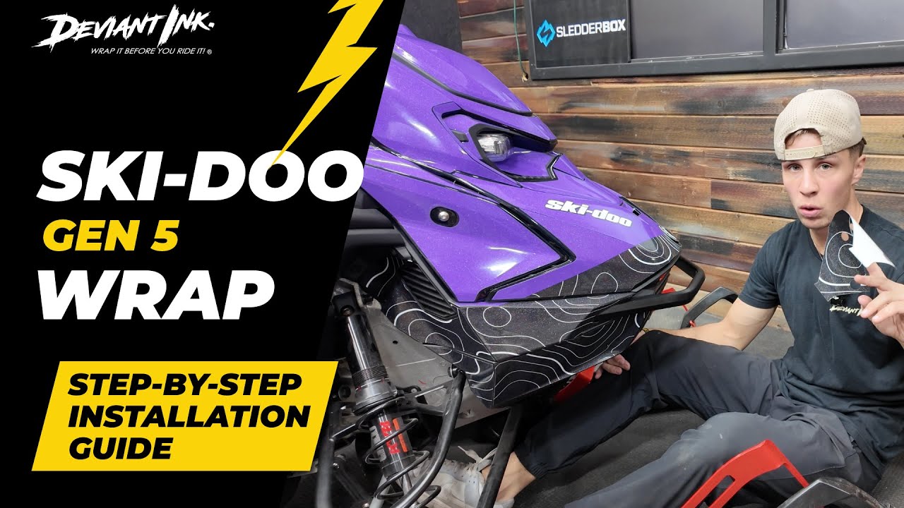 Ski Doo Gen 5 FULL Wrap Installation Walkthrough