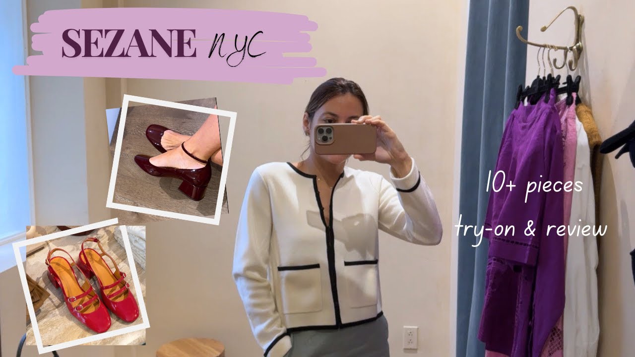SEZANE try-on NYC store summer + pre-fall collection