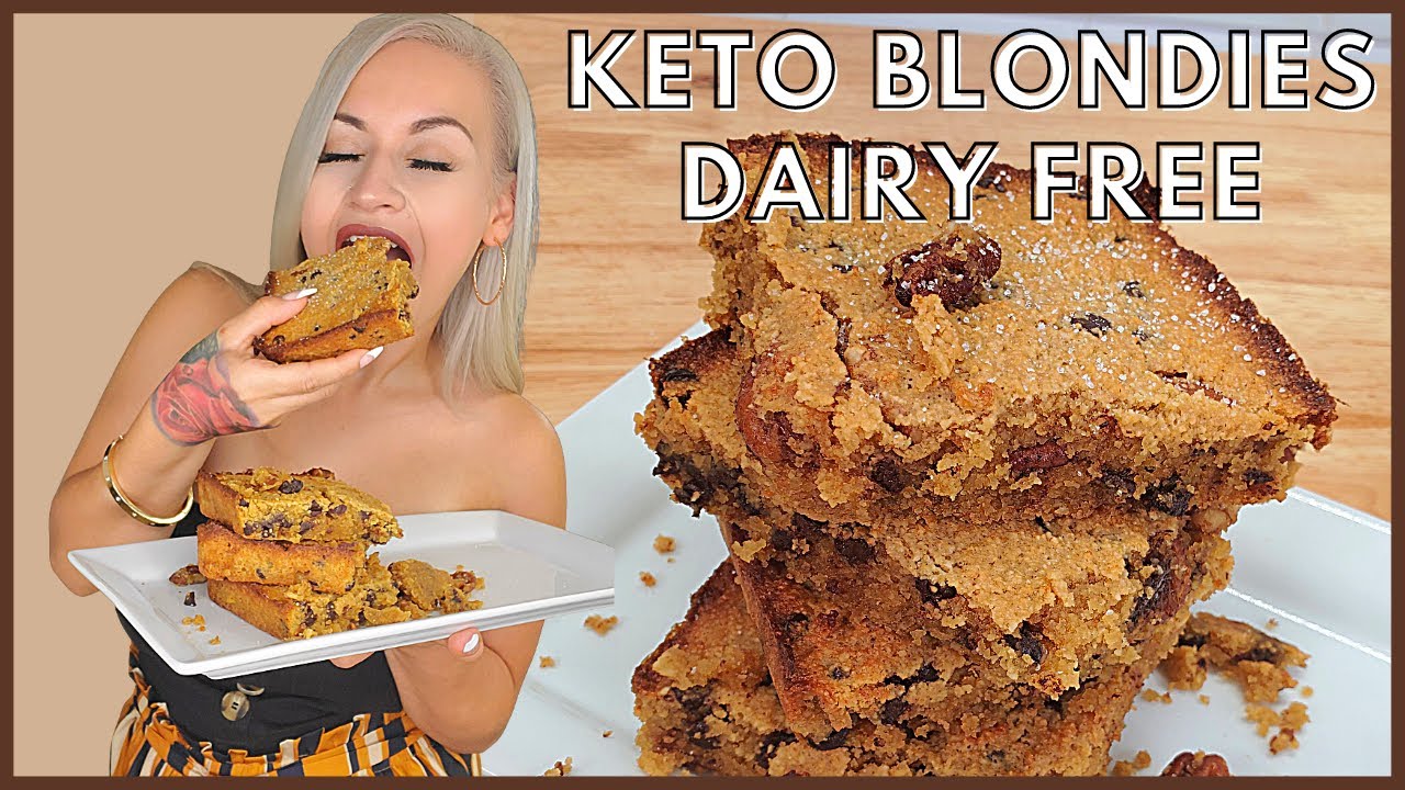 Keto Blondies | Dairy Free
