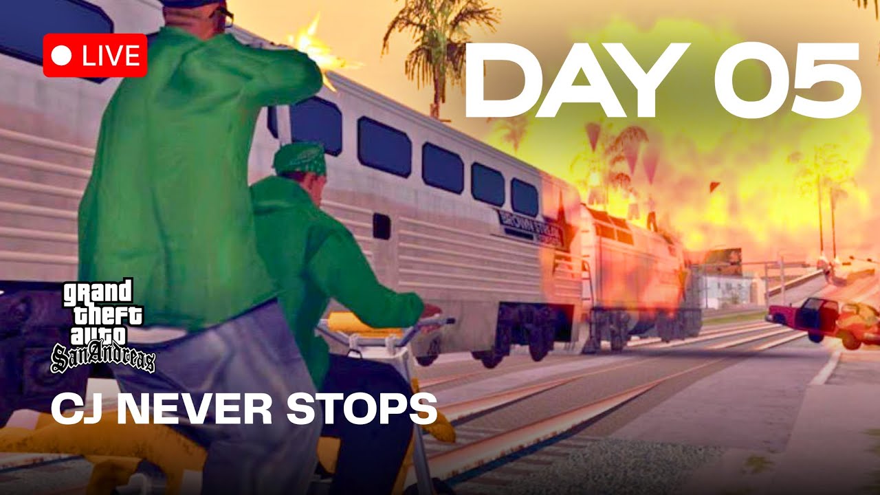 GTA San Andreas DAY 05 LIVE 🔥 Mission Grind Continues | Los Santos Chaos! #gtasa  #gtasalive