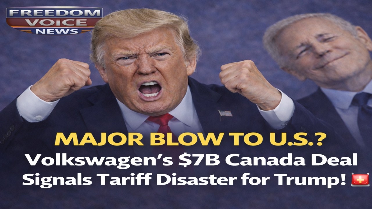 MAJOR BLOW TO U S   Volkswagen’s $7B Canada Deal Signals Tariff Disaster for Trump! 🚨