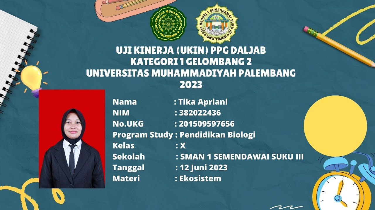 UKIN PPG TIKA APRIANI MATERI EKOSISTEM || PPG DALJAB 2023