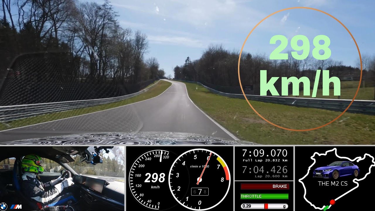 Record lap of the BMW M2 CS at the N&uuml;rburgring Nordschleife