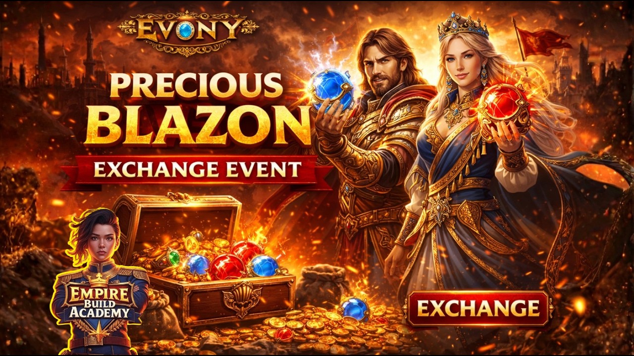Precious Blazon Exchange Event on Evony 2026