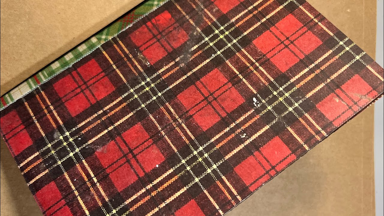 Tim Holtz/No Sew Christmas Journal/Part 1