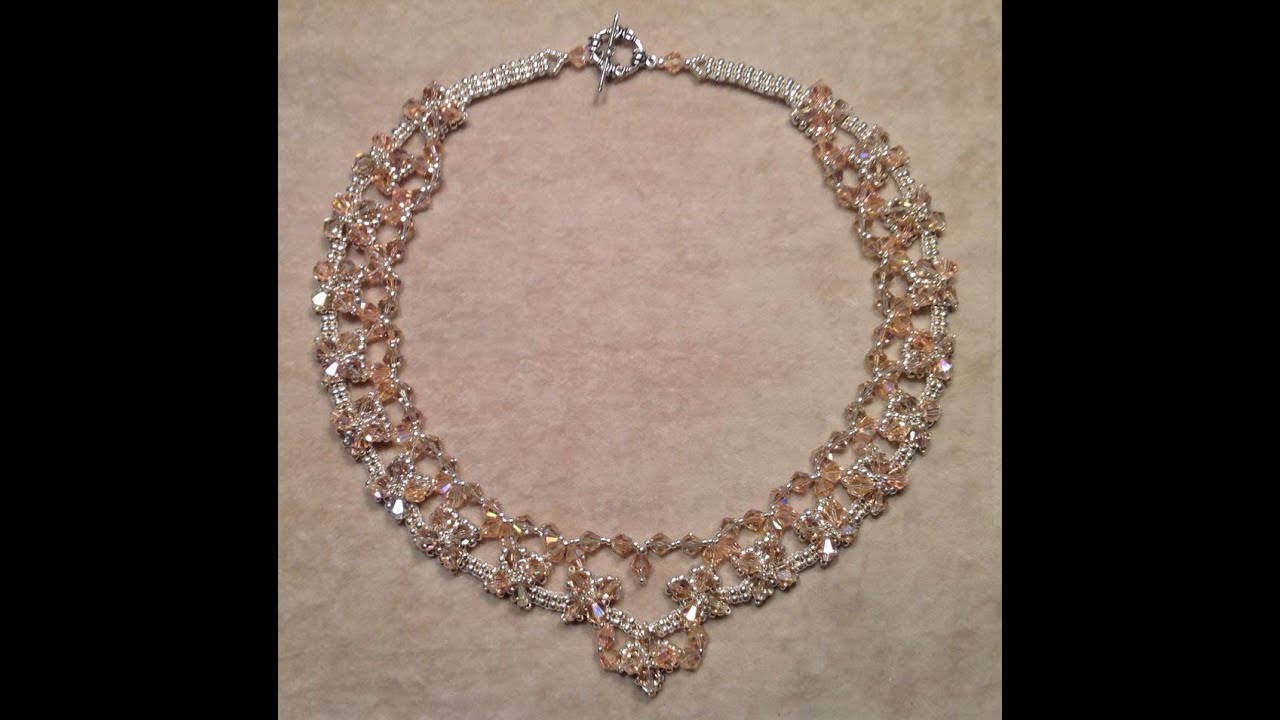 Classic Crystal Necklace Tutorial