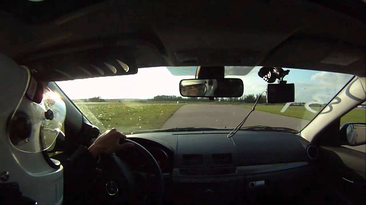 Pushing a 2007 Mazda 3 Hard on the track