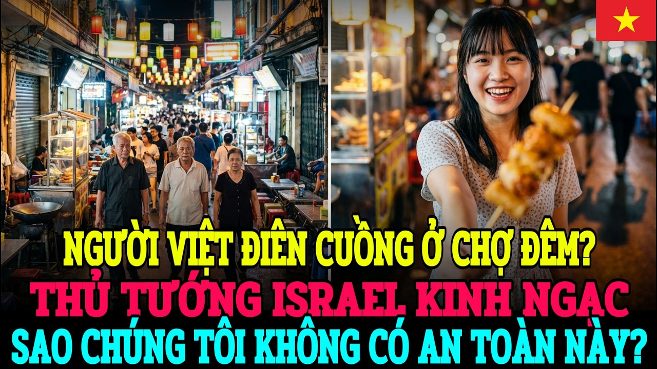 THỦ TƯỚNG ISRAEL SỬNG SỐT NGƯỜI VIỆT DẠO CHỢ ĐÊM, TIN NGƯỜI LẠ—SAO LẠI AN TOÀN ĐẾN VẬY