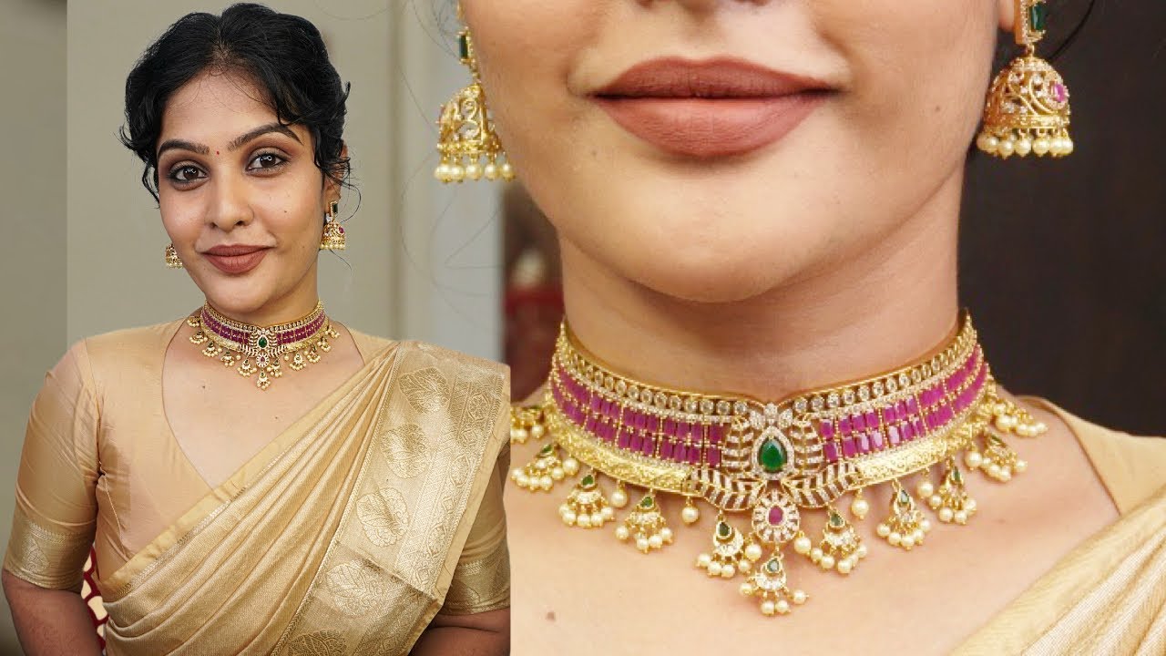 My birthday saree | Styling my golden saree| Eyemakeup for golden saree | makeup look for saree !