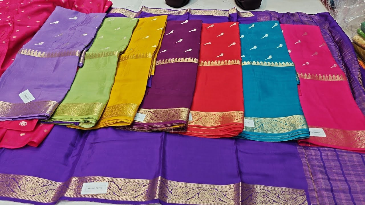 Chickpet Bangalore Wholesale Festival Sarees/Single Saree Courier AVL/Gifted&Wedding Sarees/Shopping