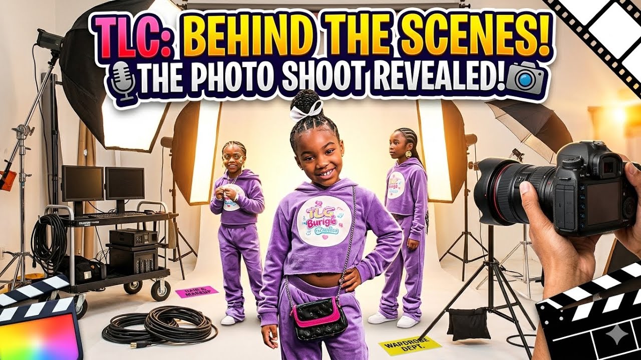 Behind the scene of TLC photo shoot 💜💜💜