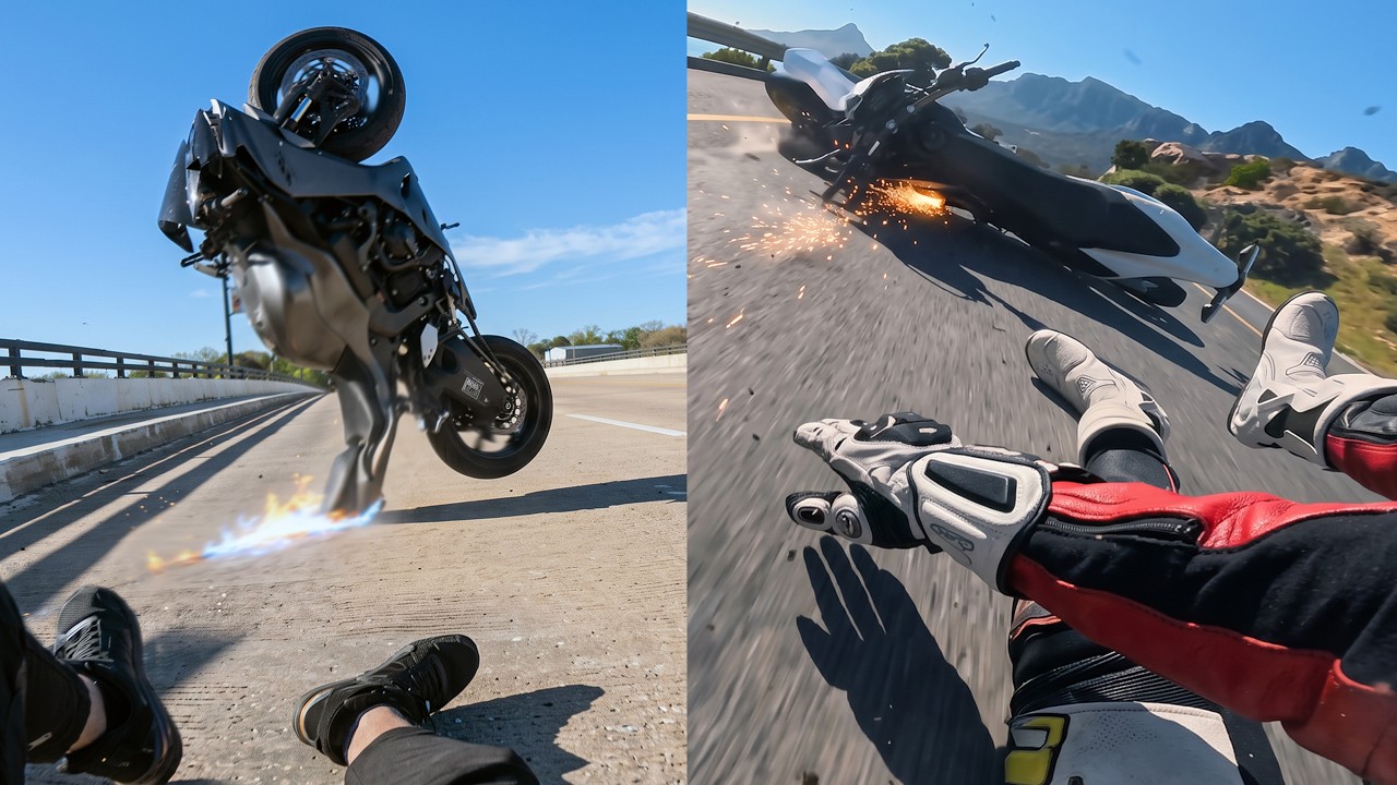 10 Minutes of Expensive Motorcycle Crashes (Instant Regret)