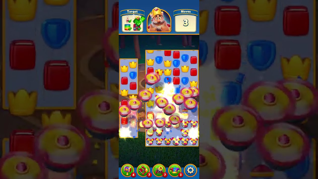 Royal match 12840 to 12849 levels tricks game play Hidden temple mission control ancient adventure 