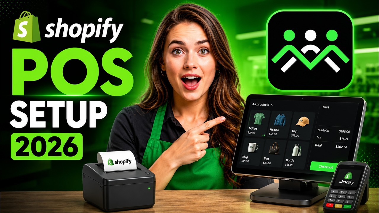 Complete Shopify Point of Sale Setup 2026 | Hardware, Settings & Smart Grid | #shopifypos