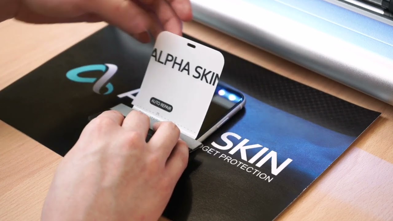 Установка пленки Alpha Skin на экран. Пошаговая инструкция.