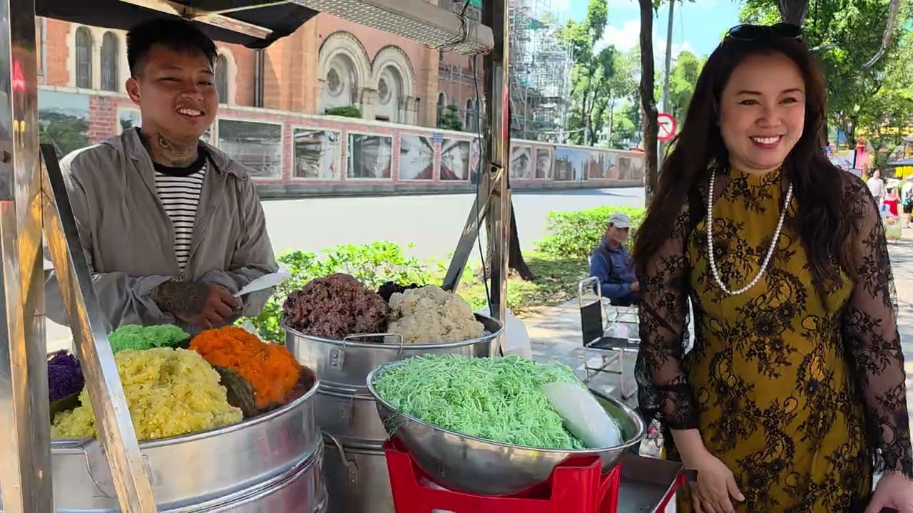 29 Tết tranh thủ chụp vài pô ảnh Sài Gòn và ăn thử xe xôi check in hot !!!
