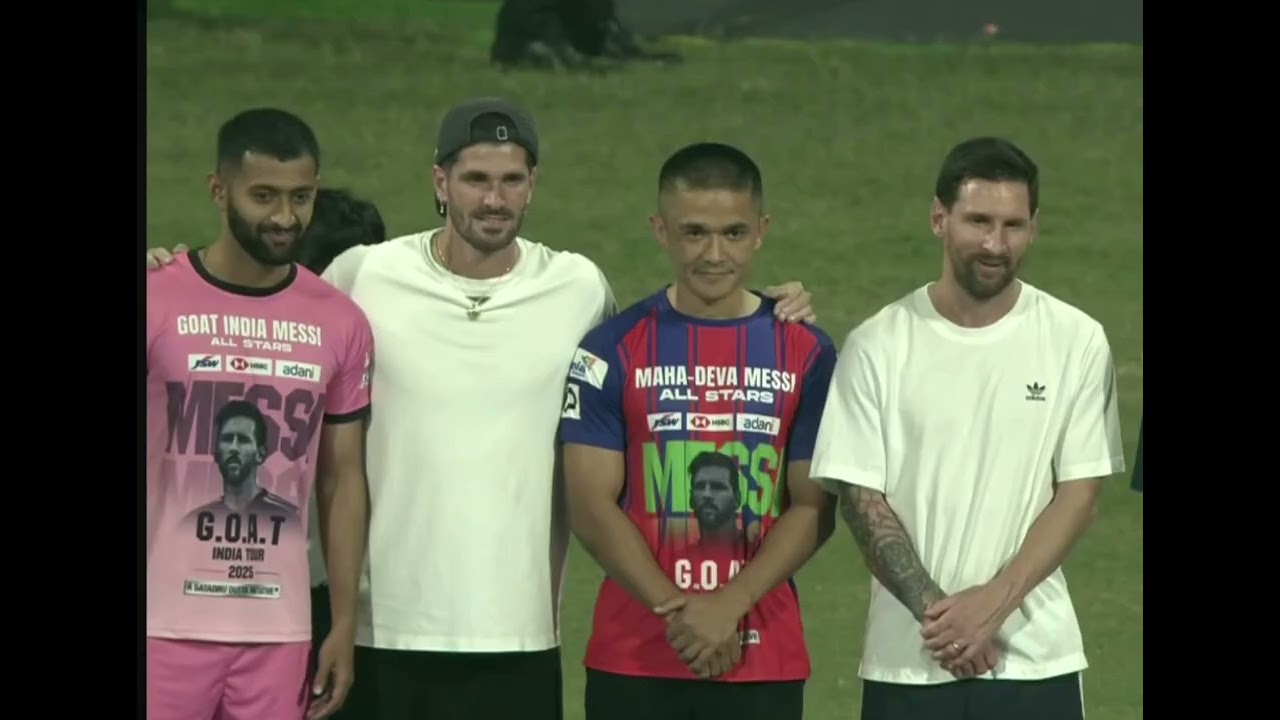 MESSI india Mumbai visit the G.O.A.T of Soccer#messi #soccer.