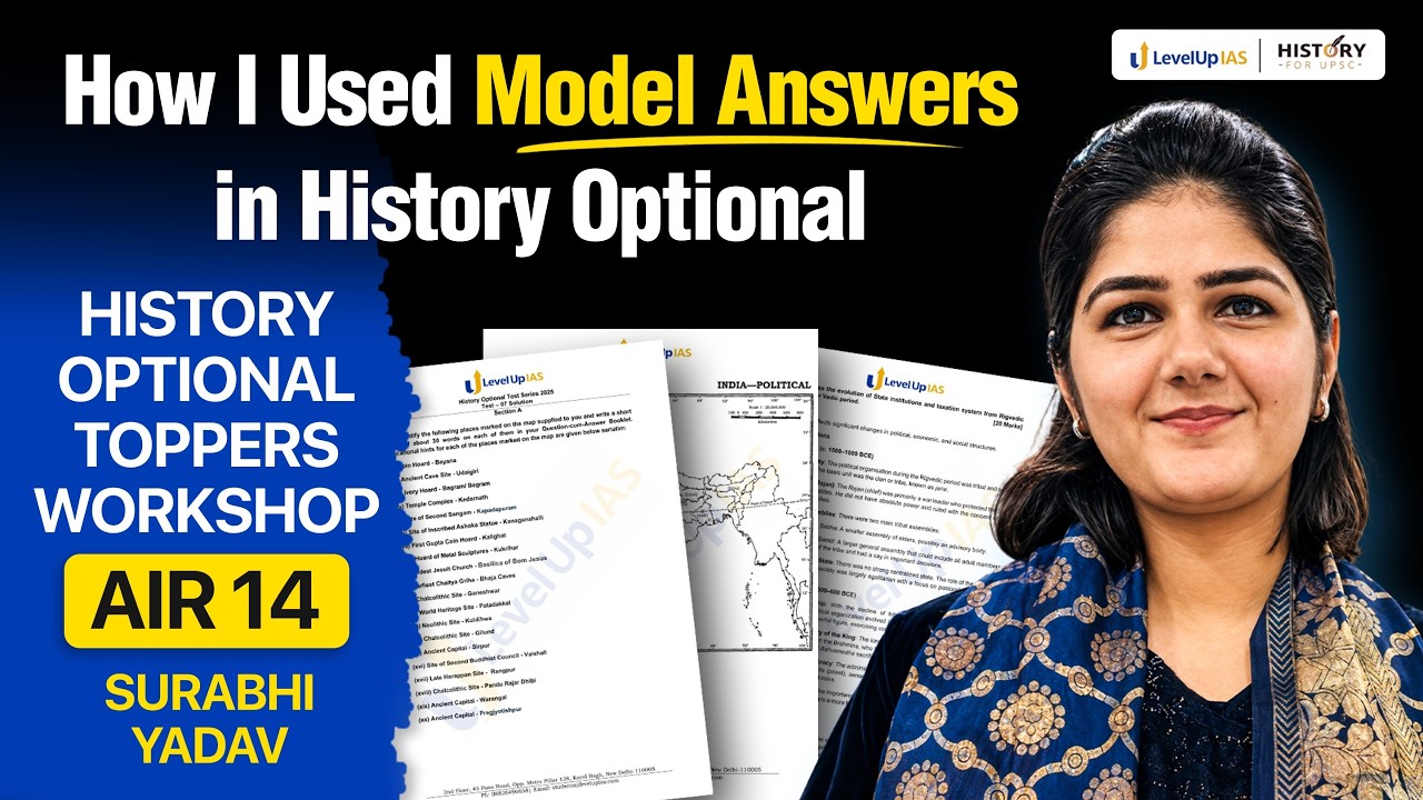 AIR 14 on How to Analyze Model Answers for UPSC History Optional | History Optional Toppers Workshop