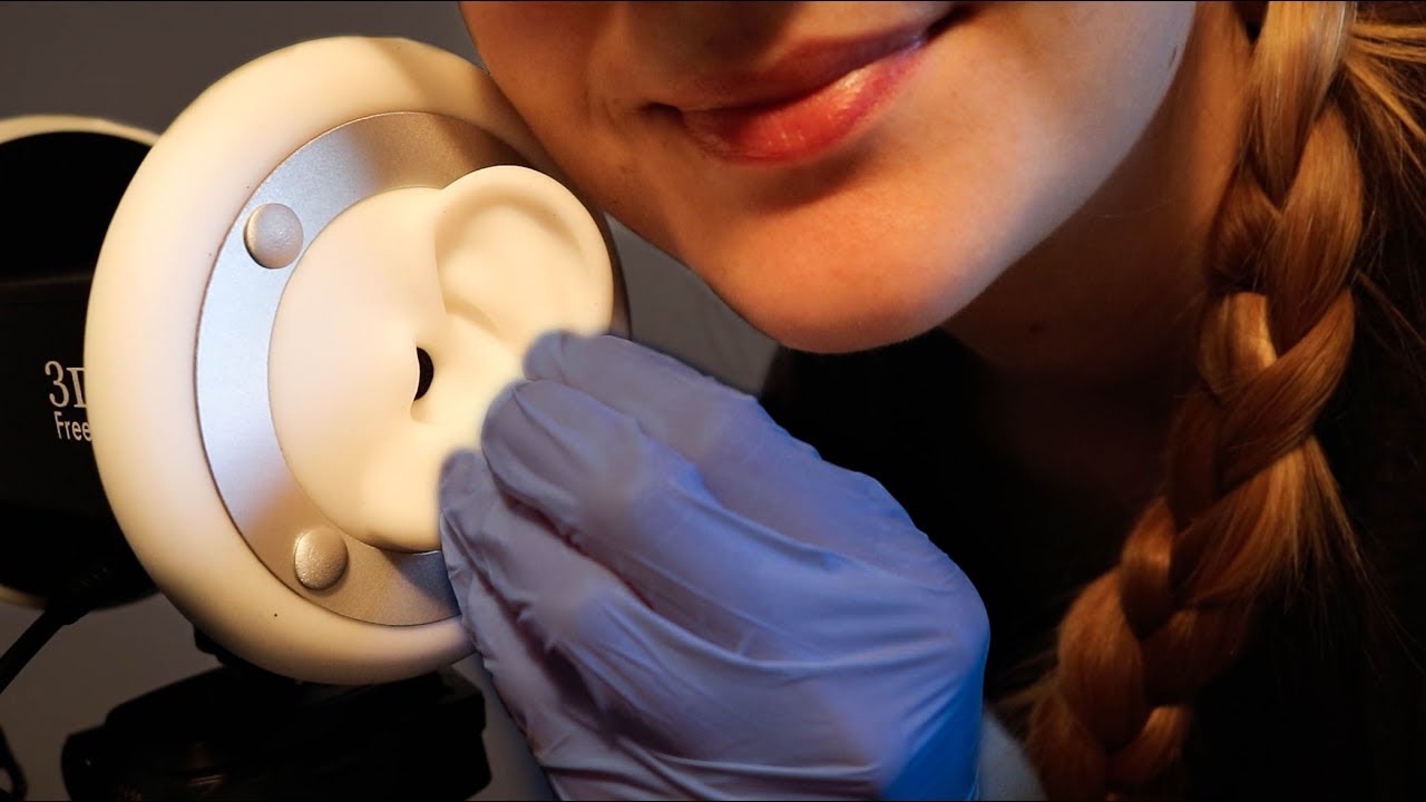 ASMR Rough Ear Massage with Gloves