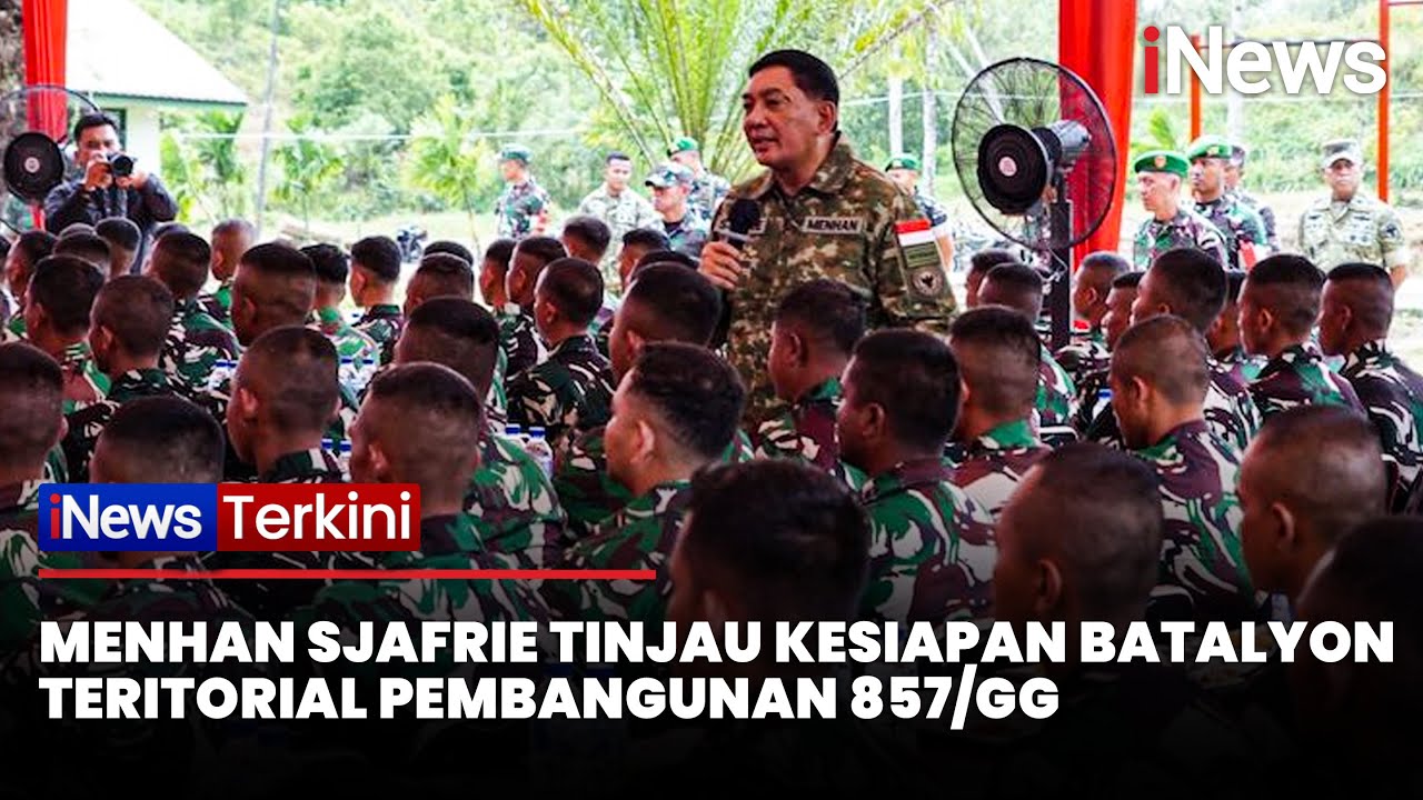Tinjau Batalyon Teritorial Pembangunan 857/GG di Aceh, Menhan Sjafrie: Tugas Kalian Hancurkan Musuh
