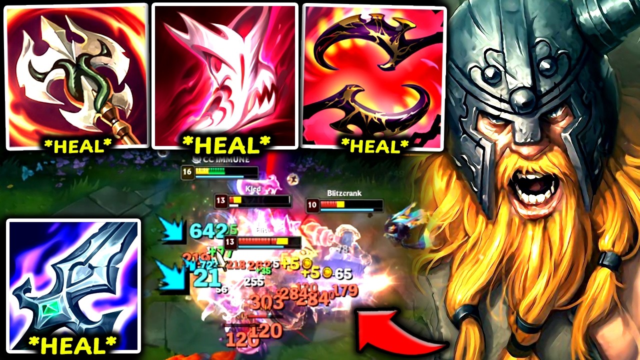 OLAF TOP BUT I 1V5 WITH NEW 200% LIFESTEAL BUILD! (AND I LOVE IT) - 2026 Olaf TOP Gameplay Guide