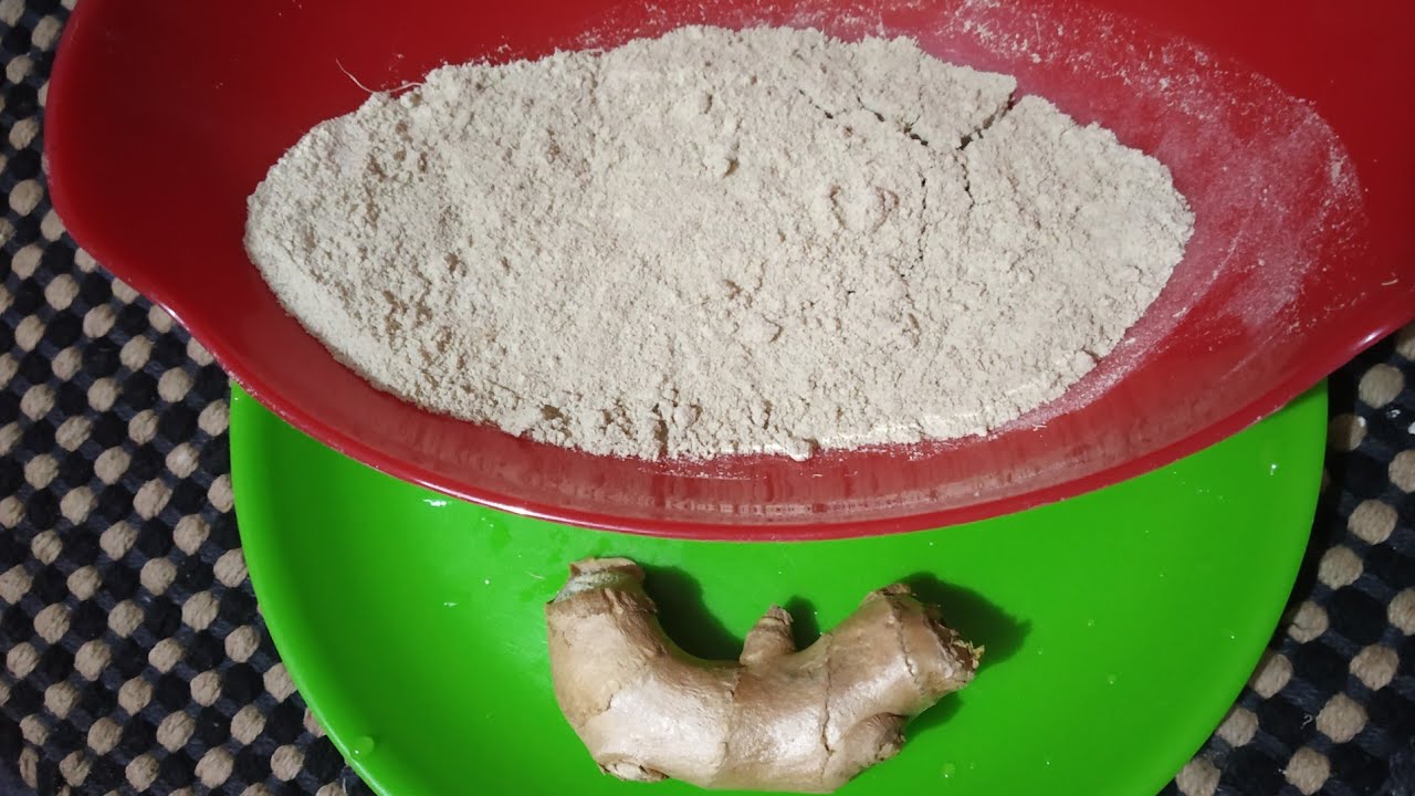 ಒಣ ಶುಂಠಿ ಪುಡಿ ಮಾಡುವ ವಿಧಾನ, Dry Ginger Powder.