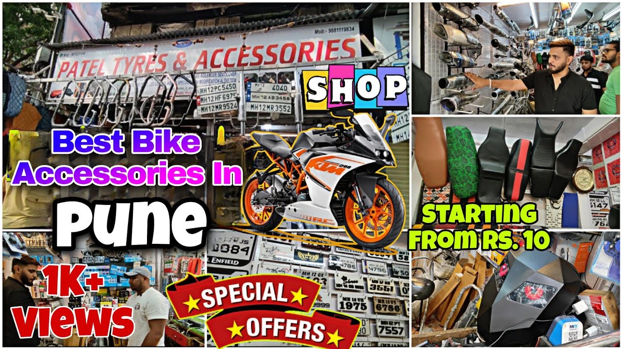 Best Bike Accessories In Pune 💥| Nana Peth Pune | Cheapest Bike Accessories Market In Pune